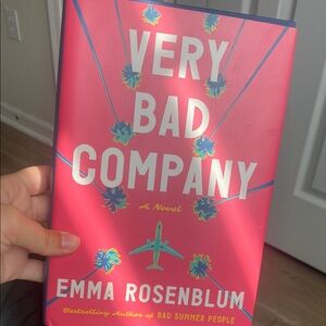 Very Bad Company by Emma Rosenblum - Hardcover Novel with Pink Cover